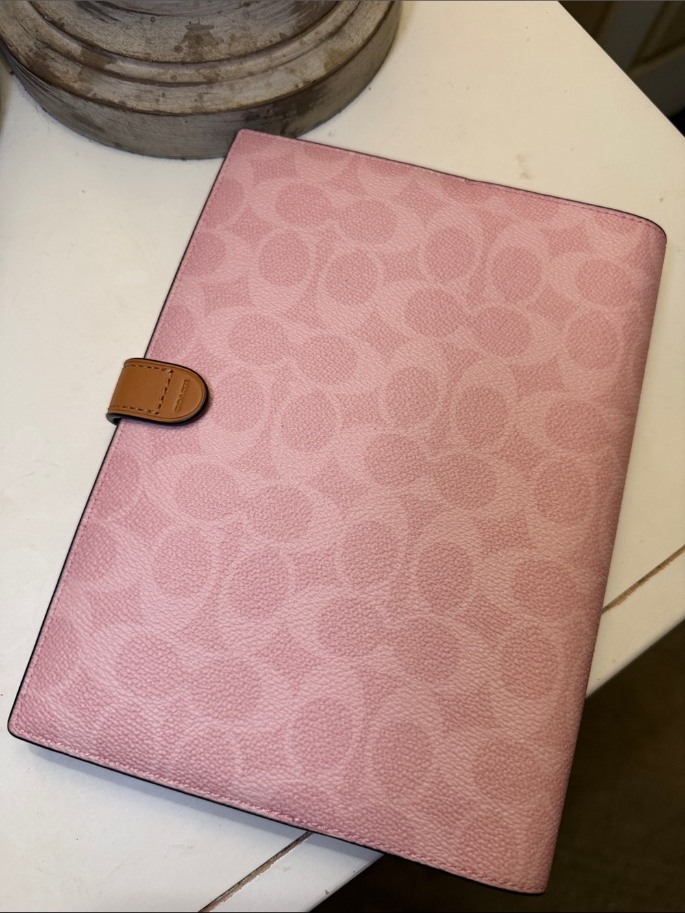 Coach Powder Pink Notebook - Picture 2 of 5
